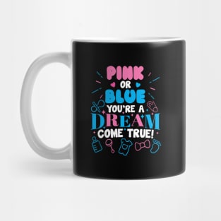 k Or Blue Gender Reveal Family Mug